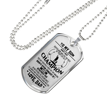 Father and Son Jewelry From Parents Birthday Gifts, Christmas Gifts Luxury Dog